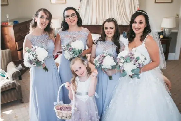 Lilac and White Wedding Flowers from Willington Hall Wedding in June Lilac and White Wedding Flowers from Willington Hall Wedding in June